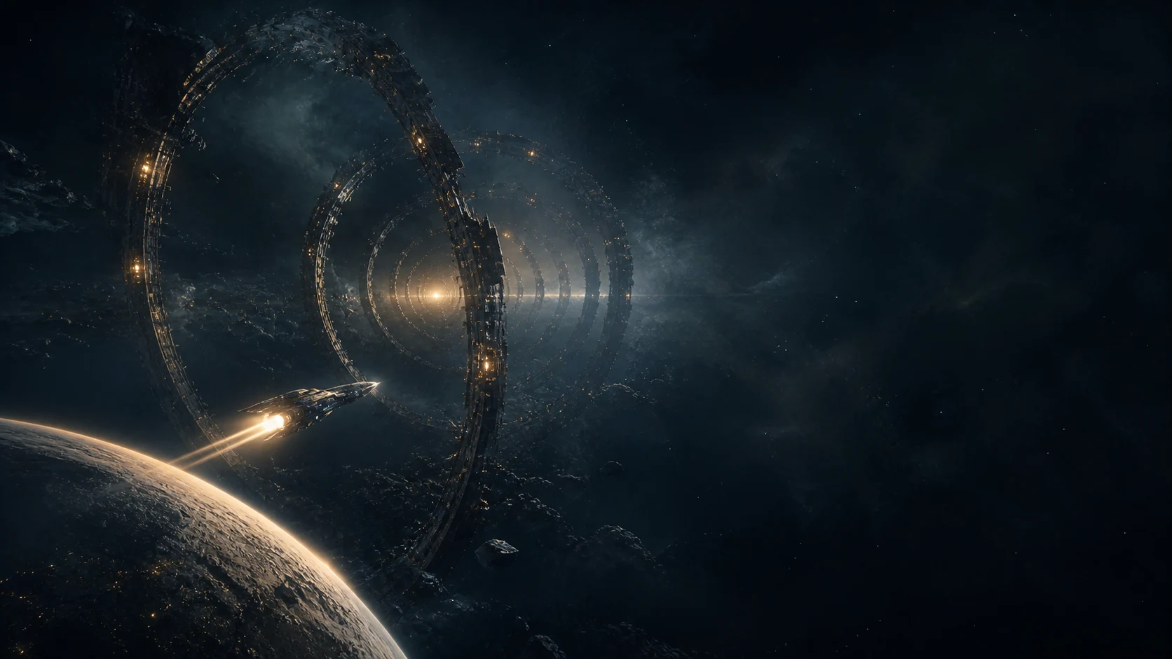 Un vaisseau d’expédition réveille un ancien corridor entre les étoiles
